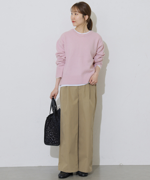JOURNAL STANDARD relume(ジャーナルスタンダード レリューム)の「ウールカシミヤ2WAYクルーネックカーディガン(カーディガン/ボレロ・レディース・チャコールグレー/ベージュ系その他/ピンク系その他・FREE)」の17枚目の写真