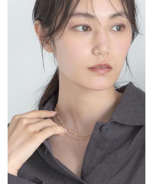 Te chichi（テチチ）の「2連シンプルネックレス（ネックレス・レディース・シルバー/ゴールド・F）」の2枚目の写真
