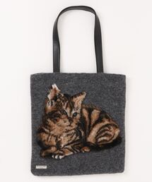 【TERESA CAMBI/テレサカンビ】 GATTO SEDUTO トートバッグ