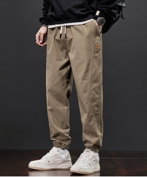 BACKYARD FAMILY(バックヤードファミリー)の「ジョガーパンツ ストレッチパンツ(その他パンツ・メンズ・ベージュ/ブラック・M/L/XL)」の1枚目の写真