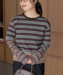 plage | Girls Department Club TRIPLE BORDER LAYE トップス(Tシャツ/カットソー)