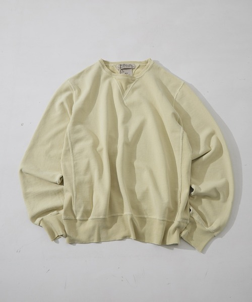 REMI RELIEF(レミレリーフ)の「【REMI RELIEF/レミレリーフ】SP加工裏毛クルー(無地)(スウェット・メンズ・オフホワイト/イエロー/ブラック/ネイビー・L/M)」の8枚目の写真