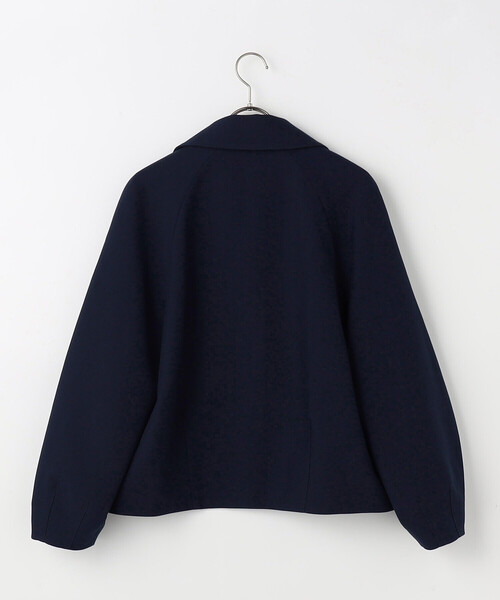 COMME CA ISM(コムサイズム)の「ポリエステルレーヨンカルゼ ジャコット / セットアップ対応(テーラードジャケット・レディース・ブラウン/ネイビー・M/L)」の7枚目の写真