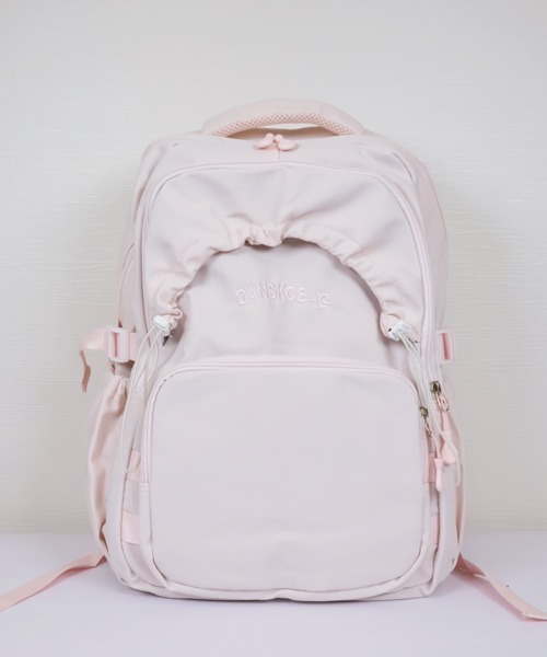 Alum'(アルム)の「【A4/PC対応】フロントギャザーバックパック(バックパック/リュック・レディース・ライトグリーン/ライトブルー/ピンク/ホワイト/ブラック・FREE)」の18枚目の写真