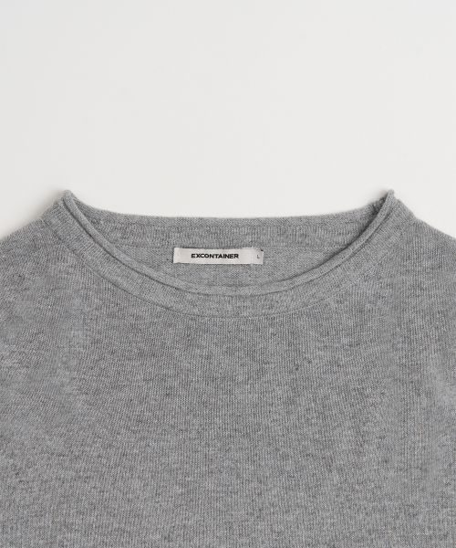 EXCONTAINER(エックスコンテナ)の「ローリング クロップドニット (グレー)(ニット/セーター・メンズ・その他・MEDIUM/LARGE/X-LARGE)」の3枚目の写真