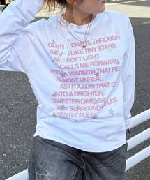 SEQUENZ（シークエンズ）の「※WEB限定   ぼかしプリントヘンリーネックロンT   sqnzU BORDER L S TEE（Tシャツ/カットソー）」