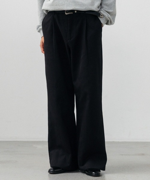 LURAKU(ルラク)の「【LURAKU】Wide Twill Chino pants / ワイドツイルチノパンツ(チノパンツ・メンズ・ベージュ/ブラック・SMALL/MEDIUM/LARGE)」の11枚目の写真