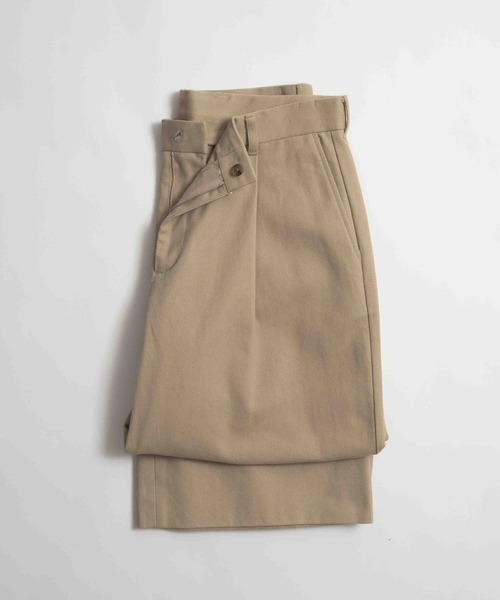 LURAKU(ルラク)の「【LURAKU】Wide Twill Chino pants / ワイドツイルチノパンツ(チノパンツ・メンズ・ベージュ/ブラック・SMALL/MEDIUM/LARGE)」の13枚目の写真