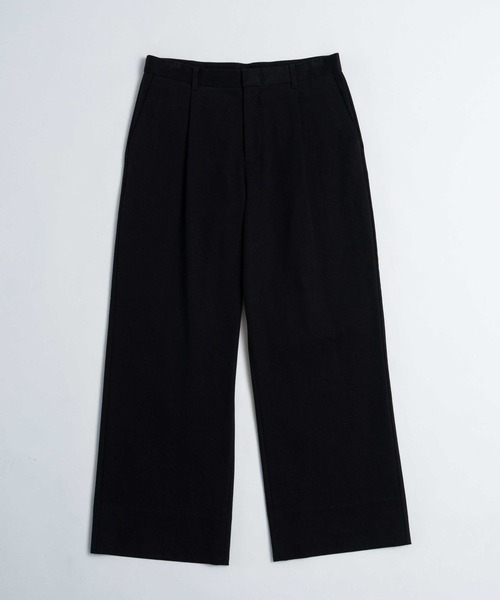 LURAKU(ルラク)の「【LURAKU】Wide Twill Chino pants / ワイドツイルチノパンツ(チノパンツ・メンズ・ベージュ/ブラック・SMALL/MEDIUM/LARGE)」の4枚目の写真