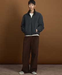 Fleece Wide-Leg Pants (Brown) TNPA6F112W2