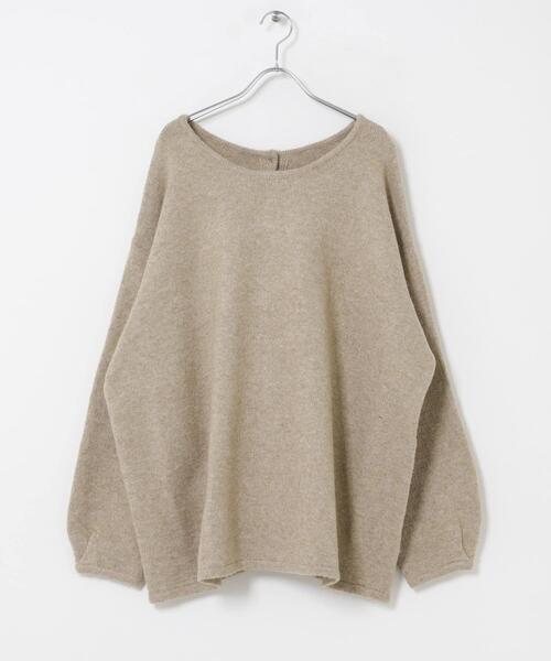 ITEMS URBANRESEARCH(アイテムズ アーバンリサーチ)の「2WAYボリュームニット(ニット/セーター・レディース・チャコールグレー/ライトブルー/ベージュ・FREE)」の18枚目の写真