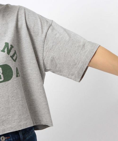 Another Edition(アナザーエディション)の「AE×ChampionロゴショートT/ BCAE×ChampionLOGO SHORT◆(Tシャツ/カットソー・レディース・オフホワイト/グレー/レッド・フリー)」の12枚目の写真