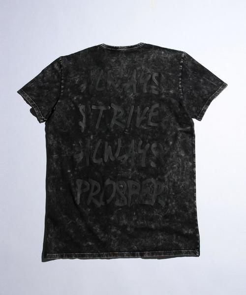 Guess（ゲス）の「＜GUESS Originals＞×＜A$AP Rocky＞ ACIDWASH TEE/Tシャツ◆（Tシャツ/カットソー・メンズ・ブラック・LARGE/MEDIUM/SMALL）」の2枚目の写真