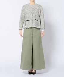 Drawer（ドゥロワー）の「DRAWER ツィードジャケット（その他アウター