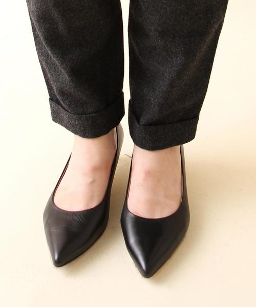 coen（コーエン）の「ウォッシャブルウールテーパードパンツ（その他パンツ・レディース・ダークグレー/ネイビー・MEDIUM/LARGE）」の15枚目の写真