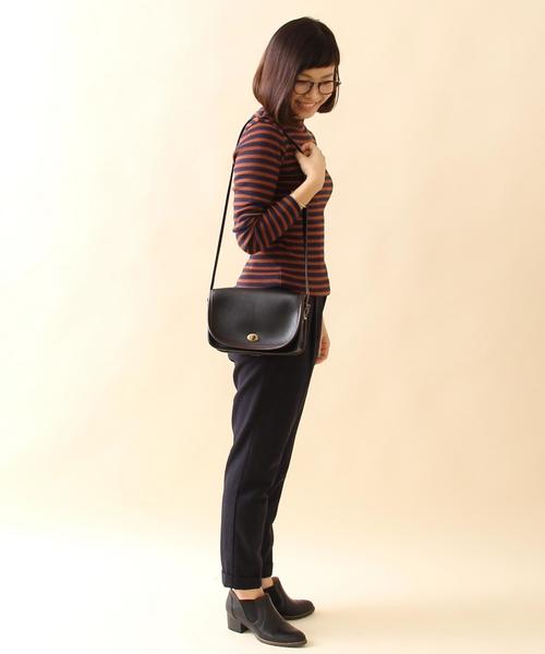 coen（コーエン）の「ウォッシャブルウールテーパードパンツ（その他パンツ・レディース・ダークグレー/ネイビー・MEDIUM/LARGE）」の6枚目の写真