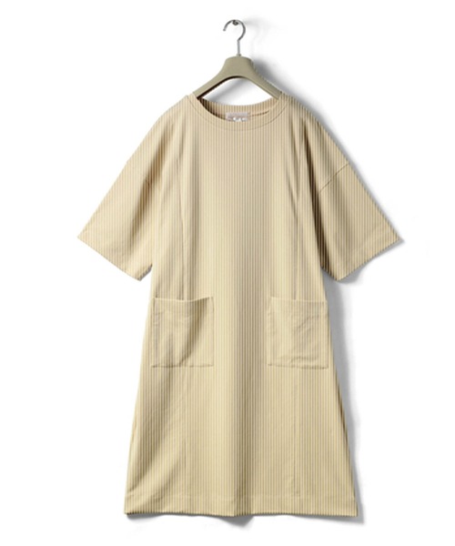 SweetMommy（スウィートマミー）の「【復刻】BIG Tシャツワンピース [マタニティ・授乳服]（マタニティウェア/グッズ・レディース・ネイビー/カーキ/ピンク/ライトブルーグレー/ブラック/ベージュ/モカ/アイボリー・FREE）」の14枚目の写真