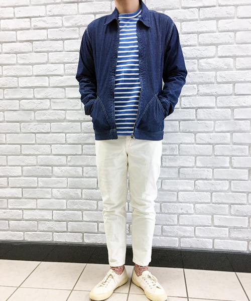 GREEN BOWL（グリーンボウル）の「GREEN BOWL Dungaree Full Zip Jacket/グリーンボウルフルジップジャケット（デニムジャケット・メンズ・インディゴブルー・38/36/40）」の16枚目の写真