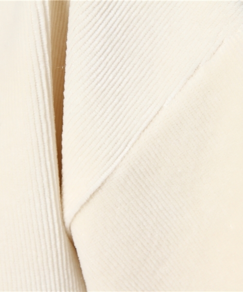 mysty woman（ミスティウーマン）の「カットコーデュロイボリューム袖プルオーバー（Tシャツ/カットソー・レディース・オフホワイト/ピンク/ブラック/ブル－グレ－・FREE）」の11枚目の写真