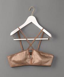 6 | ＜6(ROKU)＞SATIN BACK CROSS BRA/ﾌﾞﾗ(ブラジャー)