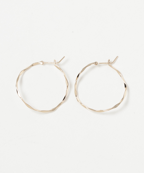 agete（アガット）の「K10フープピアス（ピアス（両耳用））」 - WEAR