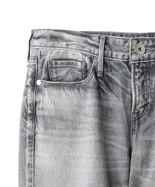 upperhights（アッパーハイツ）の「upper hights THE HISデニムパンツ（デニムパンツ・レディース・グレー・22/23/24/26）」の18枚目の写真