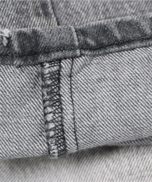 upperhights（アッパーハイツ）の「upper hights THE HISデニムパンツ（デニムパンツ・レディース・グレー・22/23/24/26）」の11枚目の写真