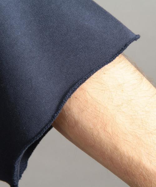 BEAUTY&YOUTH UNITED ARROWS（ビューティーアンドユースユナイテッドアローズ）の「BY スーパービッグ スウェット ハーフスリーブ -MADE IN JAPAN- ◆（Tシャツ/カットソー・メンズ・ケリー/ライトピンク/ネイビー/ホワイト・SMALL/LARGE/MEDIUM）」の14枚目の写真