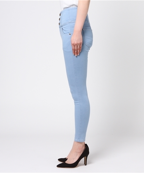 Heather(ヘザー)の「ライトオンス/ISKOハイウエストスキニー 757533 (その他パンツ・レディース・ネイビー/ブラック/ライトブルー・MEDIUM/X-SMALL/SMALL)」の13枚目の写真