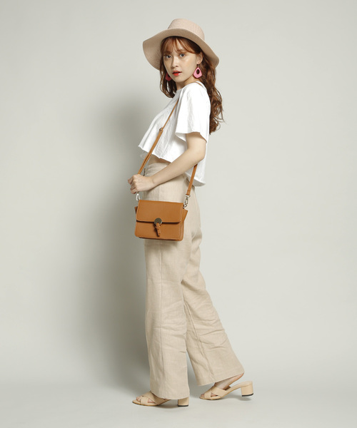 PLAIN CLOTHING(プレーンクロージング)の「ミニショルダーバッグ【PLAIN CLOTHING】(ショルダーバッグ・レディース・ブラック/グレー/キャメル・FREE)」の15枚目の写真