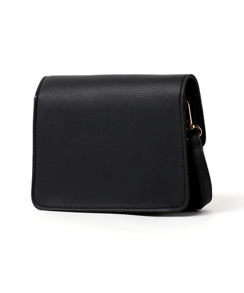 PLAIN CLOTHING(プレーンクロージング)の「ミニショルダーバッグ【PLAIN CLOTHING】(ショルダーバッグ・レディース・ブラック/グレー/キャメル・FREE)」の4枚目の写真