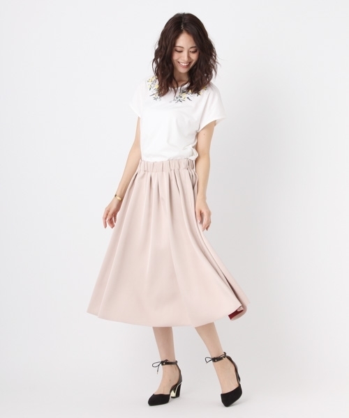 Andemiu(アンデミュウ)の「【1枚で2色楽しめるリバーシブル】ボンディングリバースカート768081(スカート・レディース・ネイビー/イエロー/ピンク/その他/グレー/ベビーピンク/グリーン/パープル・FREE/F/フリー)」の22枚目の写真