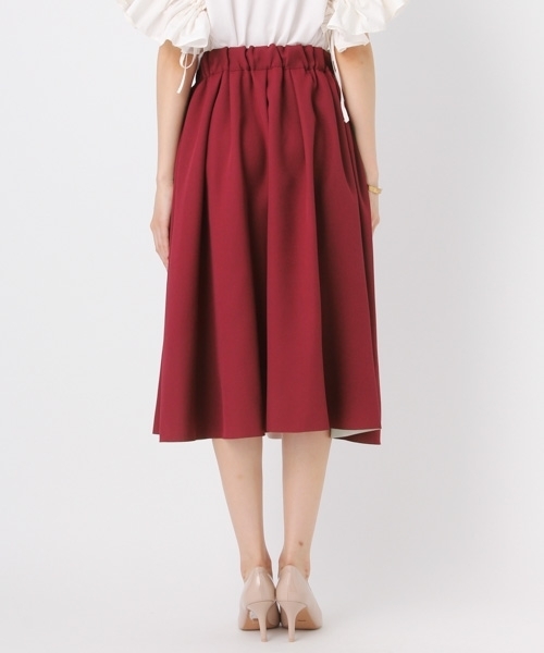 Andemiu(アンデミュウ)の「【1枚で2色楽しめるリバーシブル】ボンディングリバースカート768081(スカート・レディース・ネイビー/イエロー/ピンク/その他/グレー/ベビーピンク/グリーン/パープル・FREE/F/フリー)」の15枚目の写真