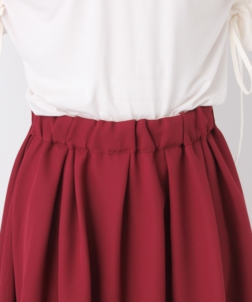 Andemiu(アンデミュウ)の「【1枚で2色楽しめるリバーシブル】ボンディングリバースカート768081(スカート・レディース・ネイビー/イエロー/ピンク/その他/グレー/ベビーピンク/グリーン/パープル・FREE/F/フリー)」の16枚目の写真