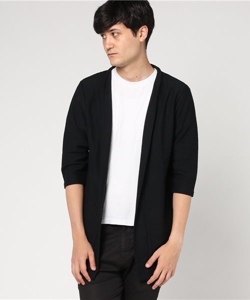 VENCEEXCHANGE(ヴァンスエクスチェンジ)の「ジャガードコーディガン (カーディガン/ボレロ・メンズ・ライトブラウン/ブラック・LARGE/MEDIUM)」の2枚目の写真