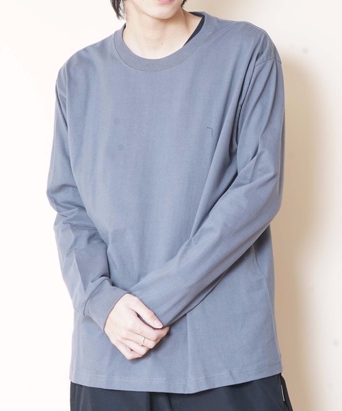 HANES（ヘインズ）の「【HANES/ヘインズ】BEFFY LONGSLEEVE TEE/ビーフィー/ロンT/無地/ユニセックス  ヘビーウェイト（Tシャツ/カットソー・メンズ・ネイビー/グレー/ホワイト/ブラック/チャコールグレー・LARGE/MEDIUM/X-LARGE/SMALL/X-SMALL）」の20枚目の写真