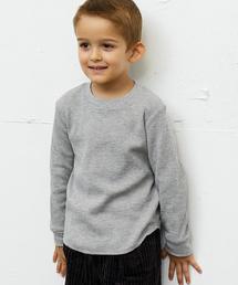 green label relaxing | WEB限定【キッズ】ドライ ワッフル クルーネック(Tシャツ/カットソー)