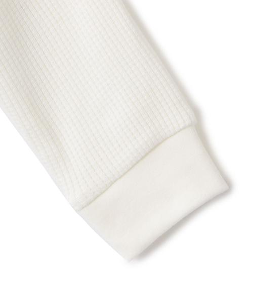 green label relaxing(グリーンレーベルリラクシング)の「WEB限定【キッズ】ドライ ワッフル クルーネック(Tシャツ/カットソー・キッズ・ブラック/グレー/ホワイト・125/105/135/115)」の6枚目の写真