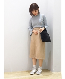 earth music&ecology | ・Wポケットナロースカート(スカート)