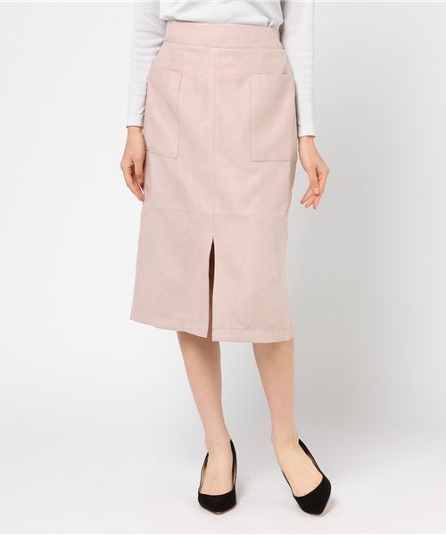 earth music&ecology（アースミュージックアンドエコロジー）の「・Wポケットナロースカート（スカート・レディース・ブラック/ベージュ/ピンクベージュ・S/M）」の17枚目の写真