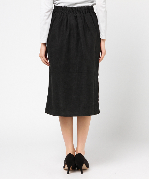 earth music&ecology（アースミュージックアンドエコロジー）の「・Wポケットナロースカート（スカート・レディース・ブラック/ベージュ/ピンクベージュ・S/M）」の5枚目の写真