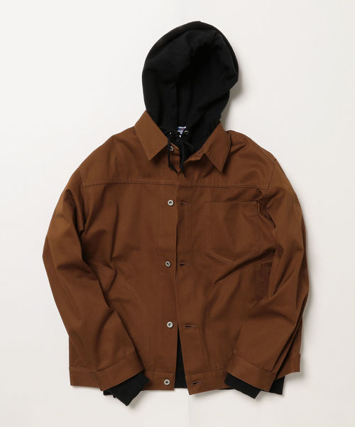 セール】SU: コットンツイルビッグ Gジャケット（ミリタリージャケット