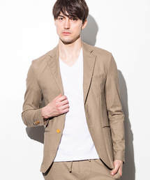 JH junhashimoto(ジェイエイチ ジュンハシモト)ストレッチリネンノッチドジャケット