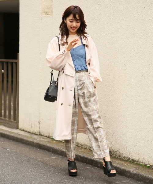 Heather（ヘザー）の「チェックワイドトラウザーパンツ　783518（その他パンツ・レディース・グレー/ブラウン・S/M）」の12枚目の写真