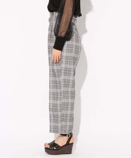 Heather（ヘザー）の「チェックワイドトラウザーパンツ　783518（その他パンツ・レディース・グレー/ブラウン・S/M）」の9枚目の写真