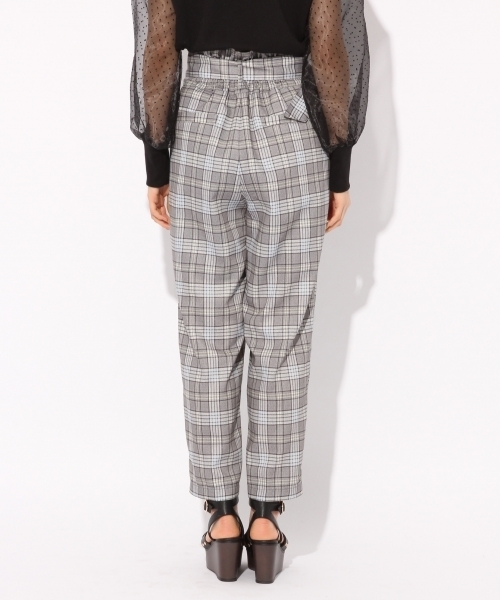 Heather（ヘザー）の「チェックワイドトラウザーパンツ　783518（その他パンツ・レディース・グレー/ブラウン・S/M）」の8枚目の写真