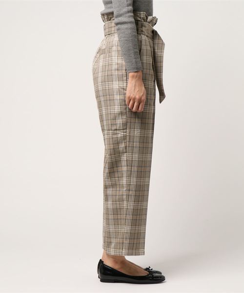 Heather（ヘザー）の「チェックワイドトラウザーパンツ　783518（その他パンツ・レディース・グレー/ブラウン・S/M）」の3枚目の写真