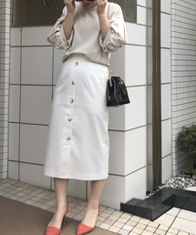 Cheek | 前ボタンタイトスカート(スカート)