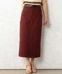 Cheek | バイカラーセンタースリットスカート(スカート)