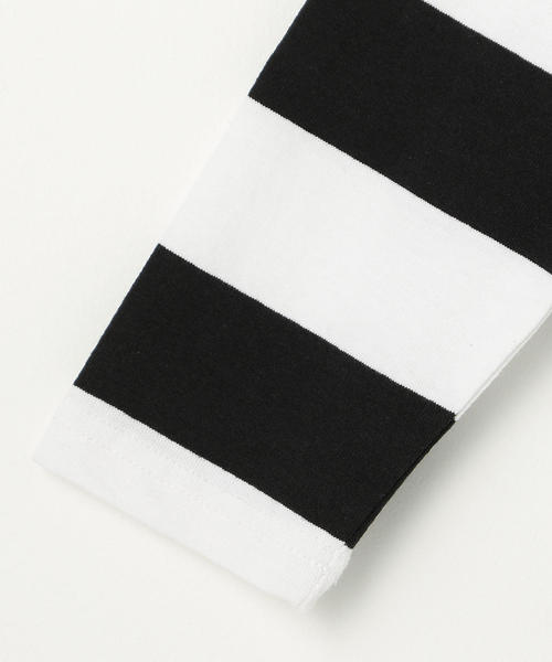 coen（コーエン）の「ワイドボーダーロングスリーブTシャツ（Tシャツ/カットソー・メンズ・ダークグリーン/ブラック/パープル・X-LARGE/MEDIUM/SMALL/LARGE）」の11枚目の写真